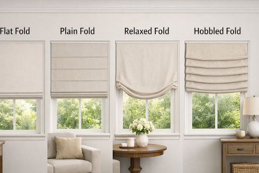 Benefits of Roman Shade fold styles