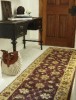 Area rugs, chosen according to the right size for a particular space, can give balance to a room.