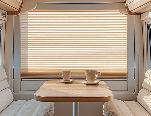 RV Pleated Shades