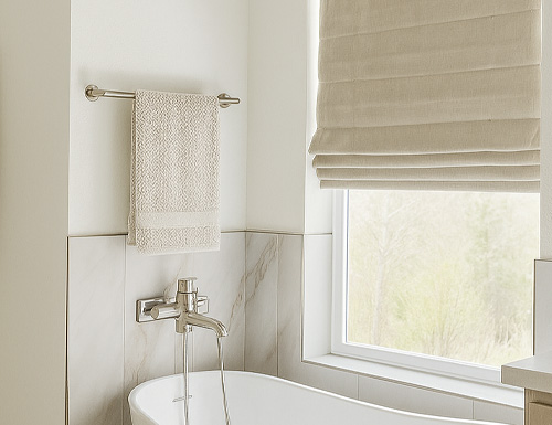 Solid Print Roman Shades