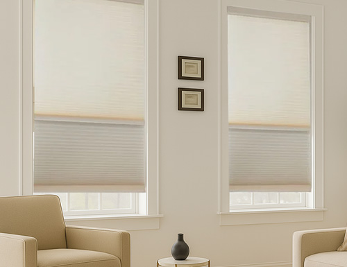 Sunlera 1/2" Cordless Day/Night Cellular Shades