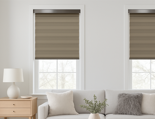 Room Darkening Zebra Shades