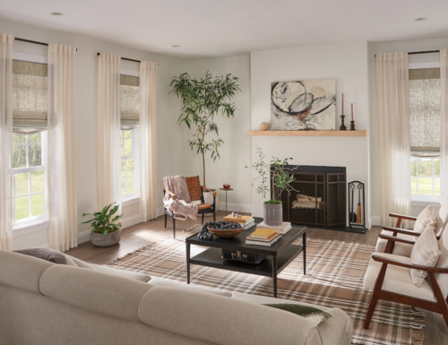 Bali Tailored Roman Shades - Solid Colors