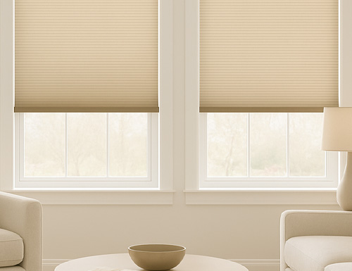 3/8" Motorized Cellular Shades