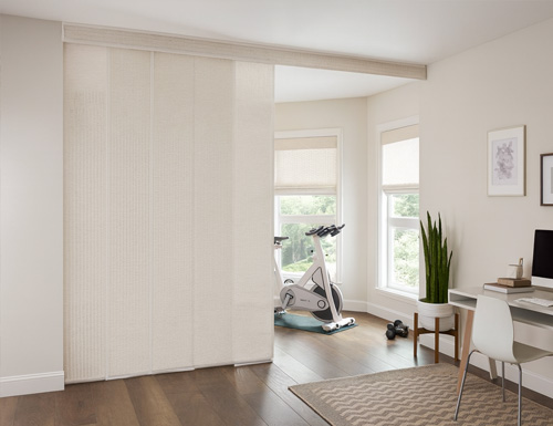 Bali Natural Woven Sliding Panel Track Blinds