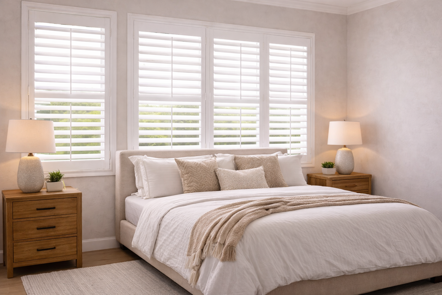 Pros and Cons of Faux Wood Shutters image