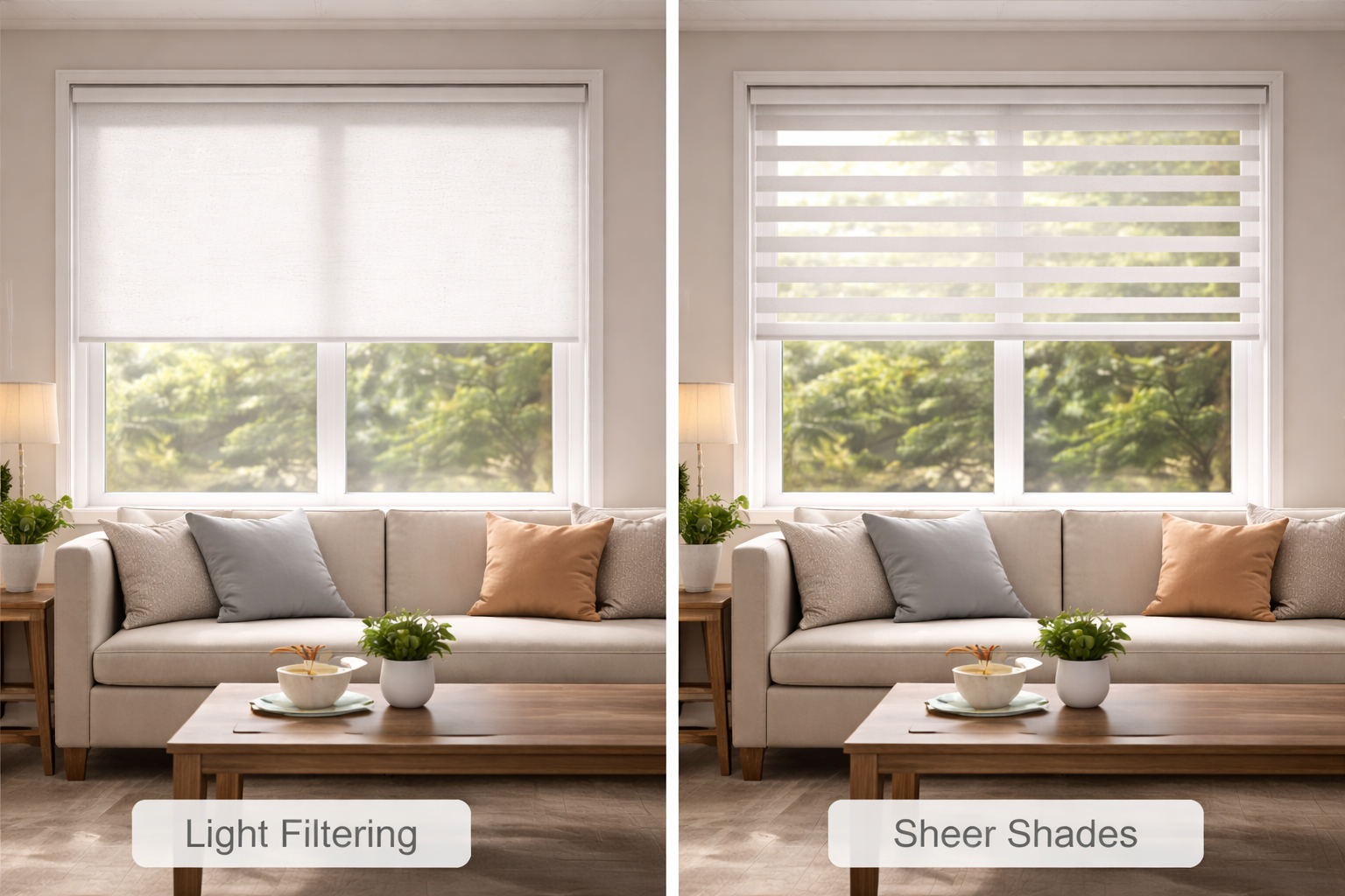 Light Filtering vs Sheer Shades: What’s the Difference? image