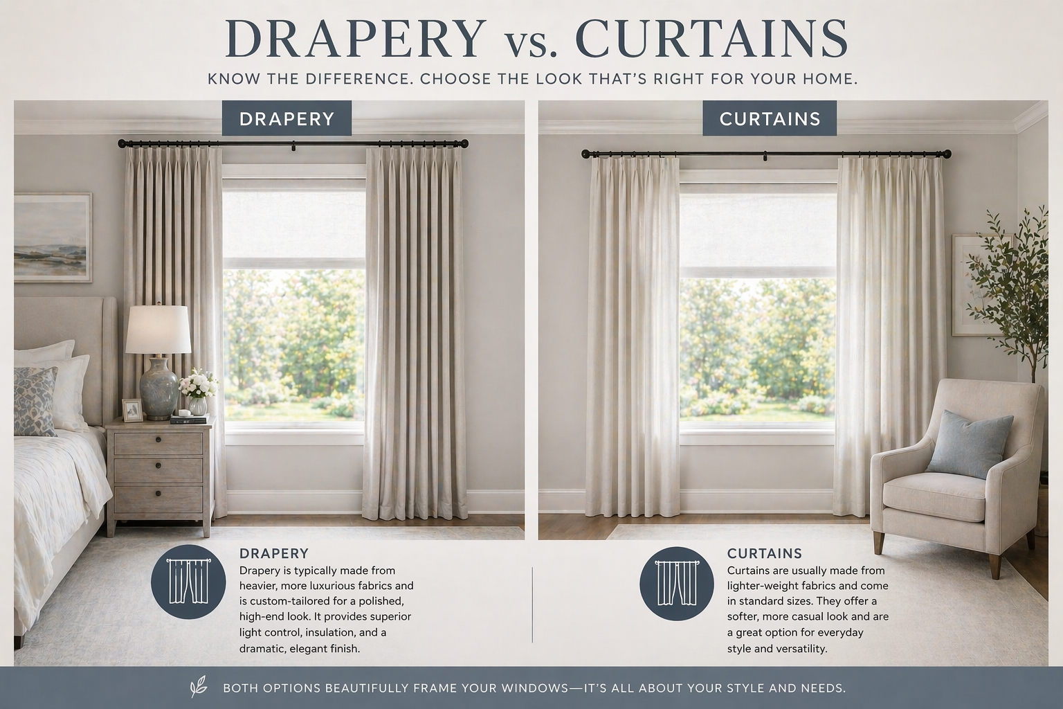 Drapery Panels vs Curtains: What’s the Difference? image