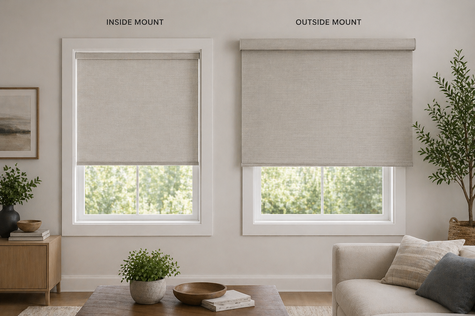 Inside Mount vs Outside Mount Blinds & Shades (Which Is Better?) image