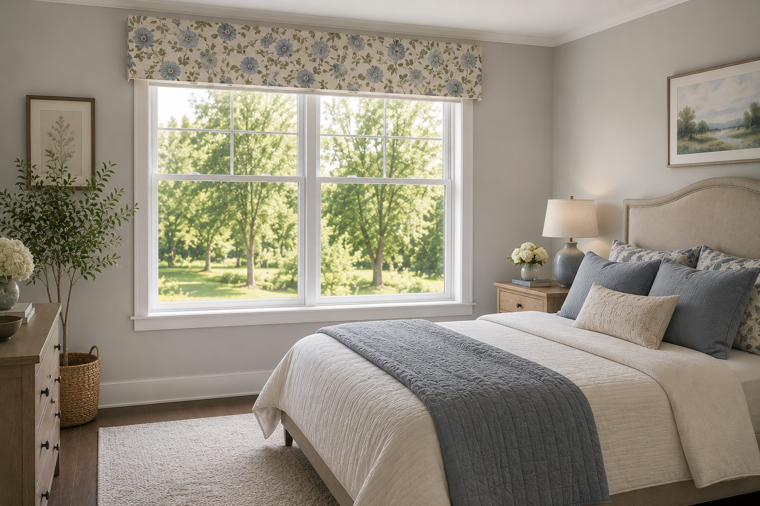 What Is a Faux Roman Shade? image